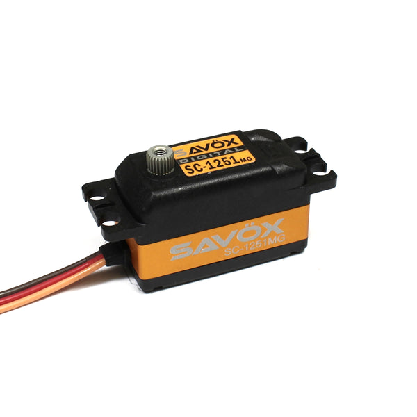 Savox SC-1251MG Plus Low Profile Digital Servo w/ Soft Start