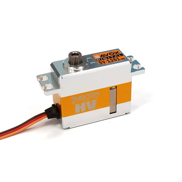 MINI DIGITAL HIGH VOLTAGE SERVO 0.095/277@ 7.4V ALUMINUM – Savox USA