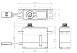 SV1261MG - Mini Digital High Voltage Aluminum Case Servo 0.095/277@ 7.4V