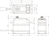 SB2251SG - Standard Size Coreless Digital Servo, 0.085sec / 208.3oz @ 6V