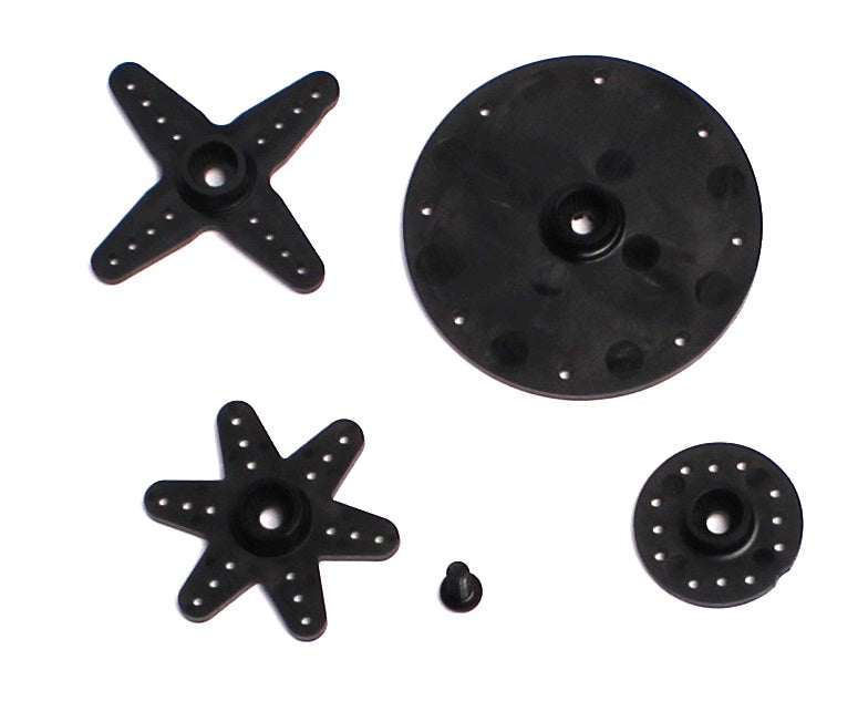 SH21M - Plastic Standard Servo Horn Set, for Metal Gear Servos, 25 Tooth