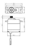 SW0250MGP - Waterproof Micro Digital Servo with Soft Start, 0.11sec / 69oz @ 6V